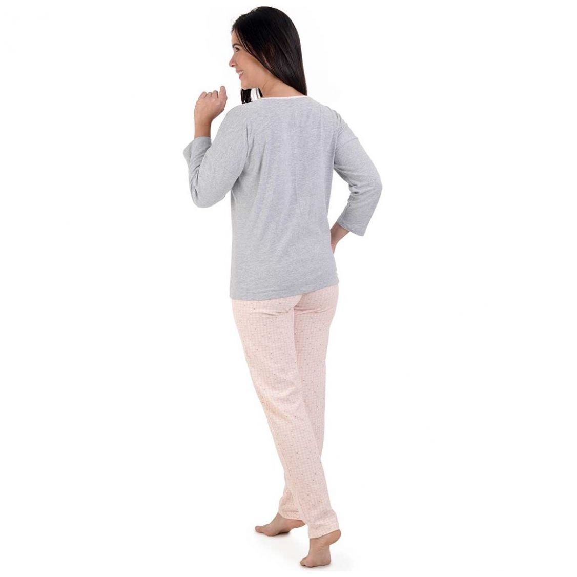 Pijama Playera de Manga Larga Y Estampado de Ratones Sho Shi By Guitit