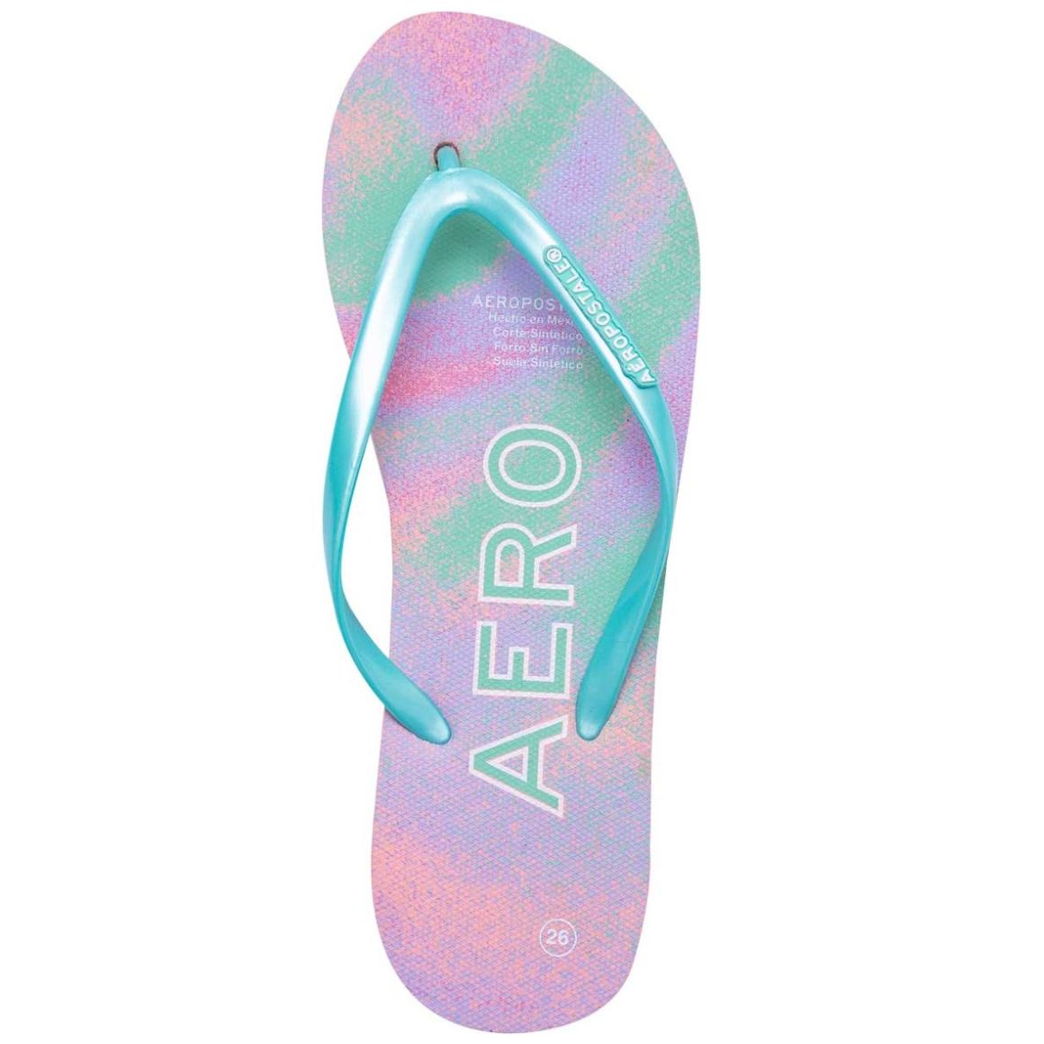 Sandalia Flip Flop Multicolor Aeropostale