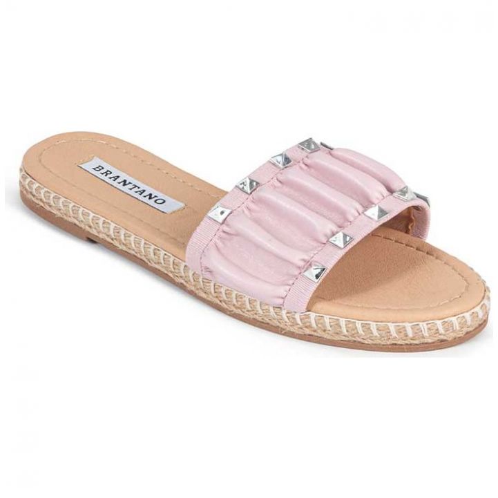 Sandalia Flat para Mujer Rosa Brantano