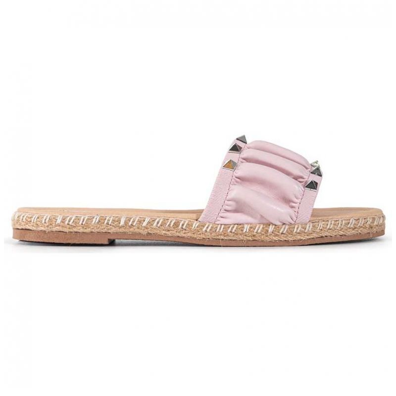 Sandalia Flat para Mujer Rosa Brantano