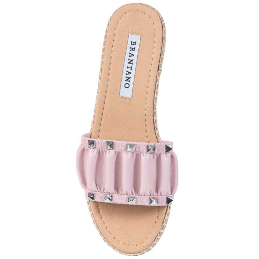 Sandalia Flat para Mujer Rosa Brantano