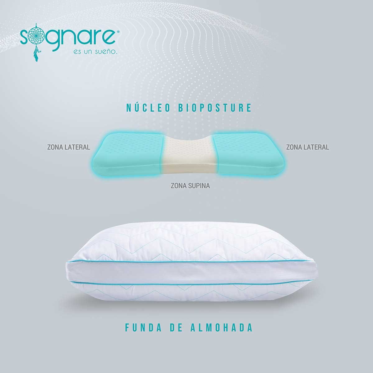 Almohada discount sognare individual