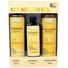 Combo Tratamiento Básico, Shampoo, Acondicionador y Tratamiento de Argan Gd3