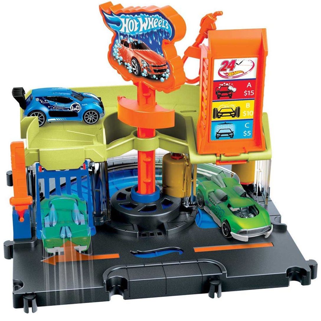 Autolavado de la Ciudad City Hot Wheels