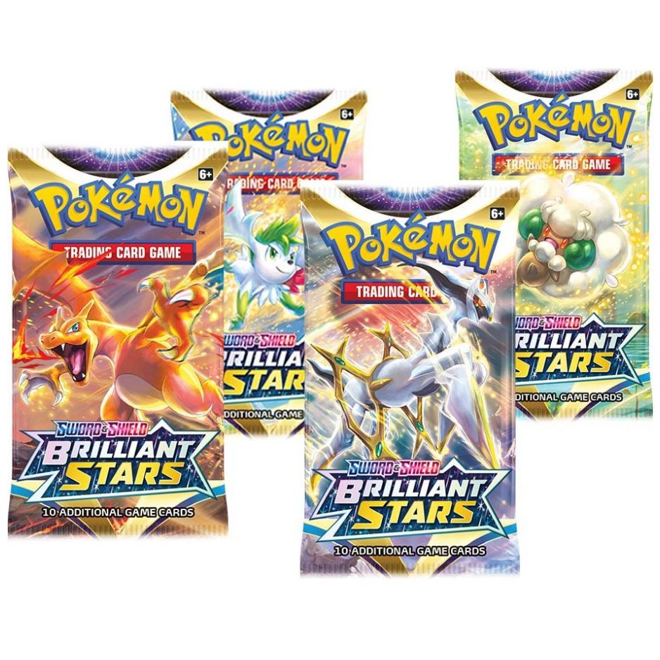 Sobre de Cartas Pokémon Tcg Brilliant Stars Booster Pack