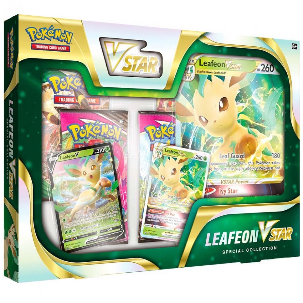Sobre de Cartas Pokémon Tcg Leafeon Vstar / Glaceon Vstar Special Collection