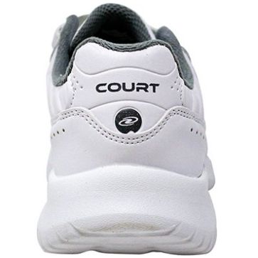 Tenis Escolar Velcro 18-21 Blanco Court para Niño
