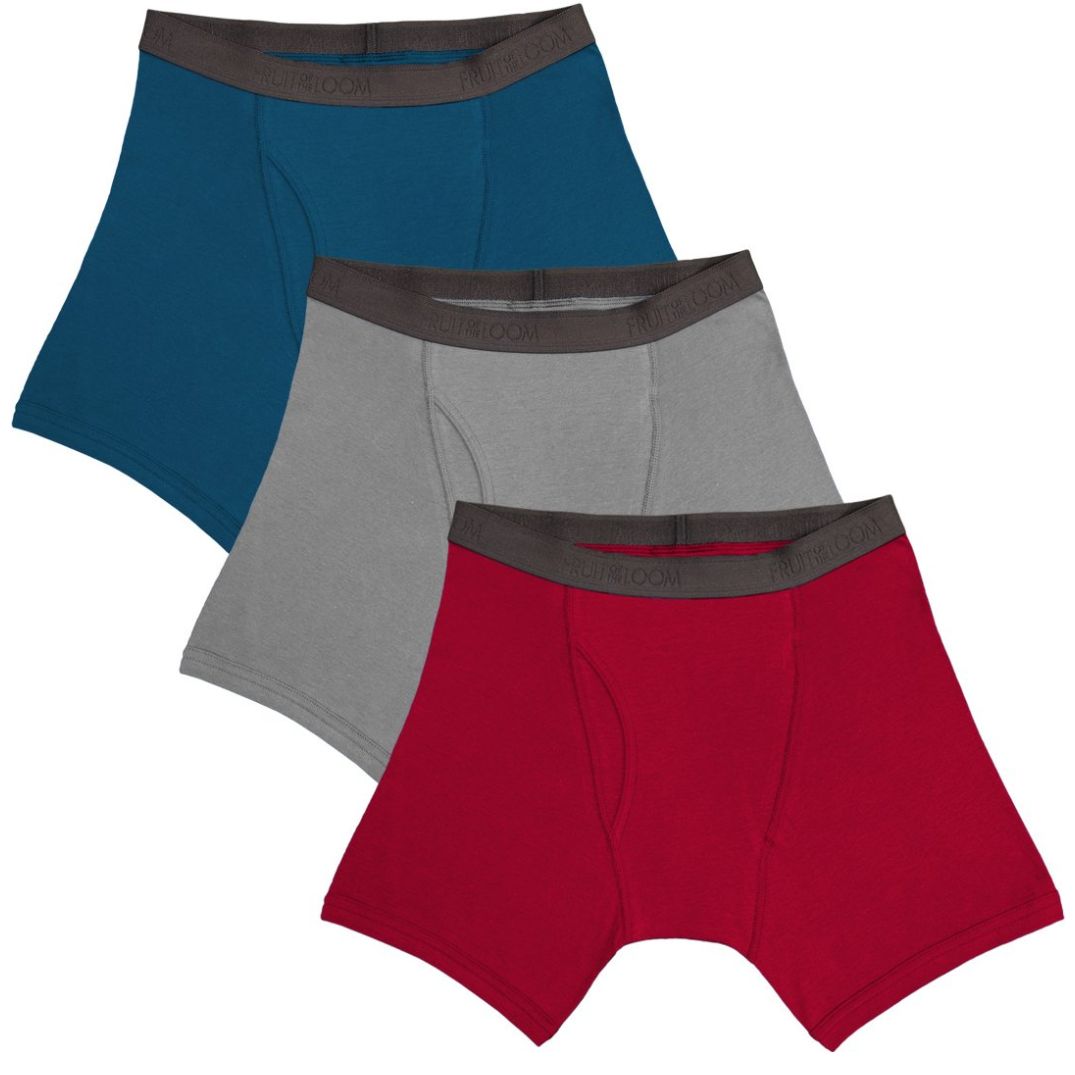 Bóxer Ajustado Fruit Of The Loom Premium  de 3 Piezas para Hombre