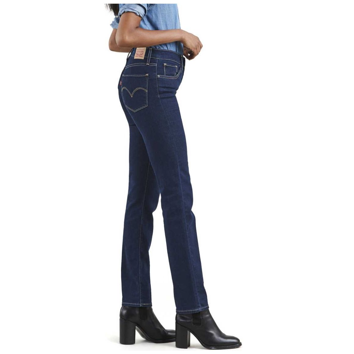 Jeans Recto Levi's Cintura Alta para Mujer Junior