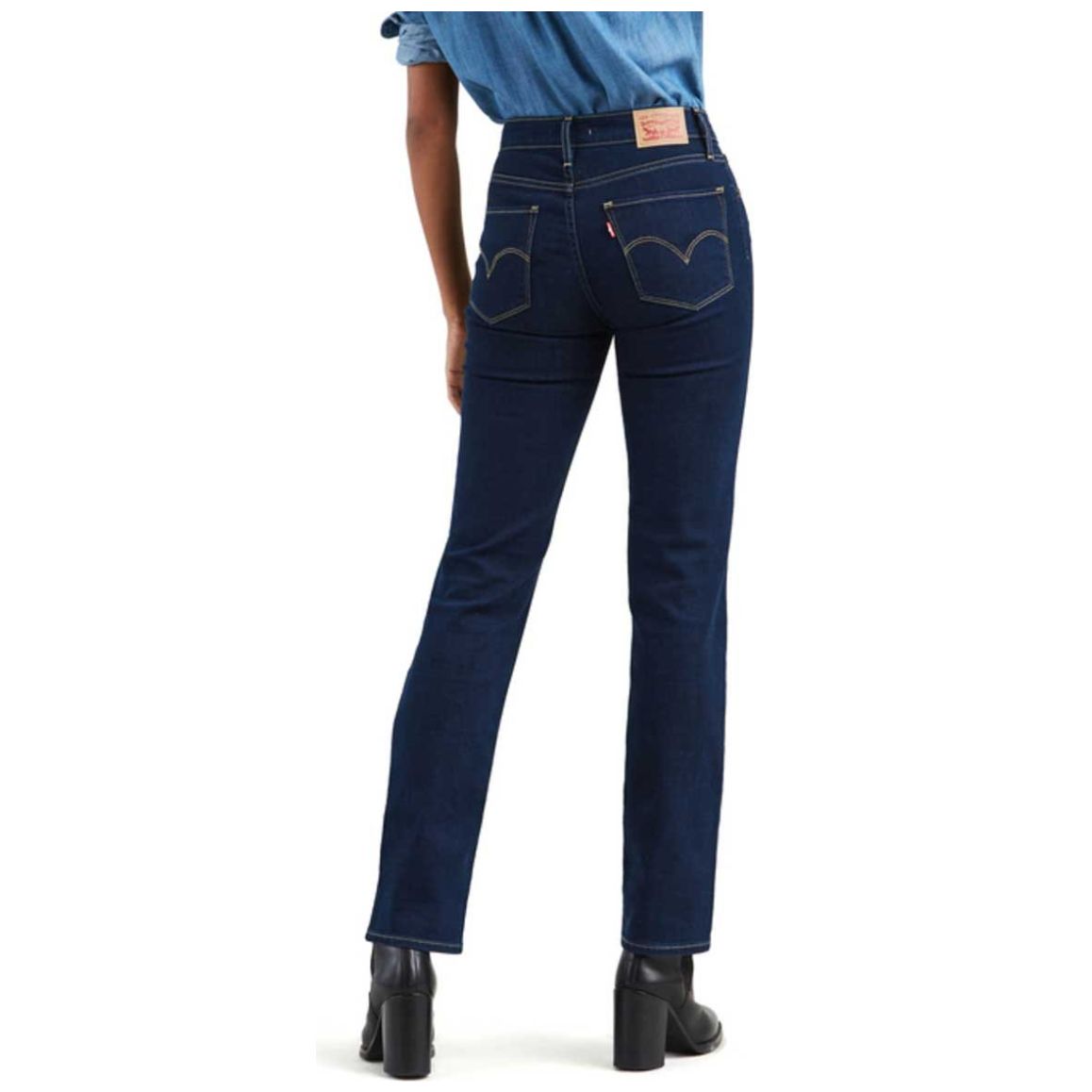 Jeans Recto Levi's Cintura Alta para Mujer Junior