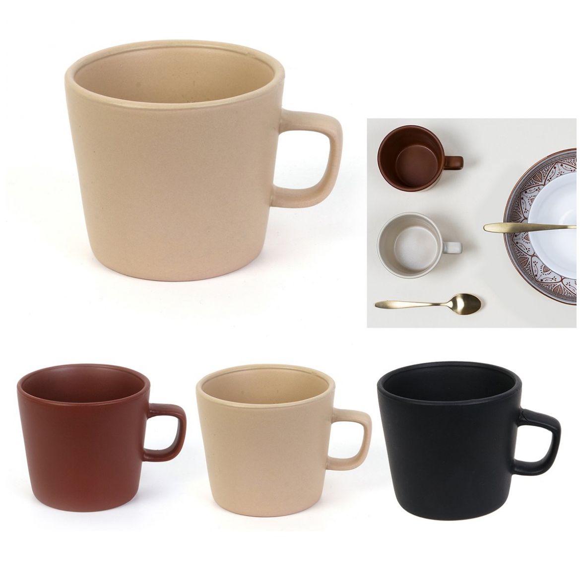 Taza Mirage 20Oml Cerámica Surtido 2  Home Deco Factory