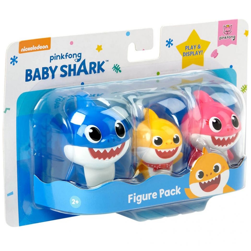 Paquete de 3 Figuras Baby Shark Bandai