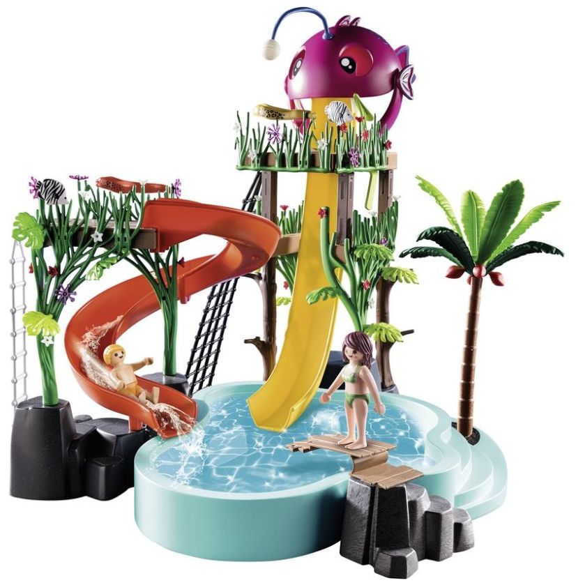 Parque Acuático con Tobogán Playmobil