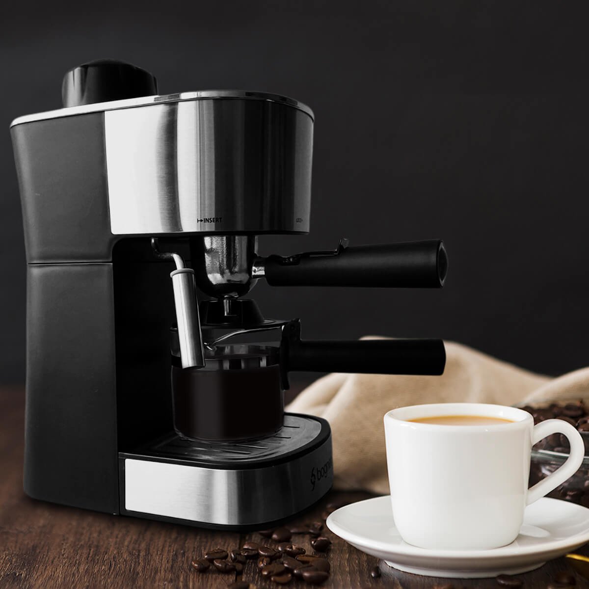 Cafetera Espresso Bogner 4 Tazas Bcm35