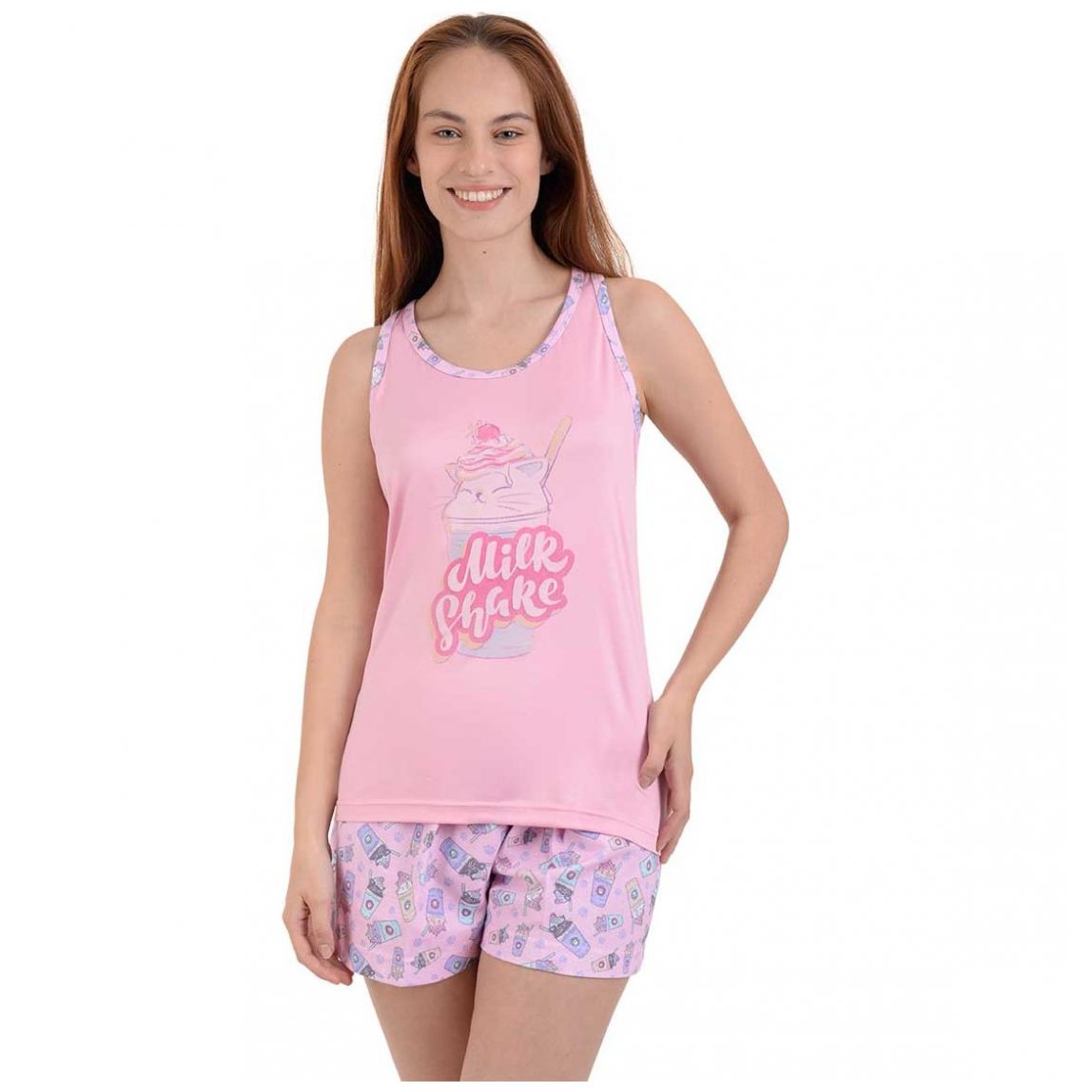 Pijama Brush Top Y Short Sugar & Milk