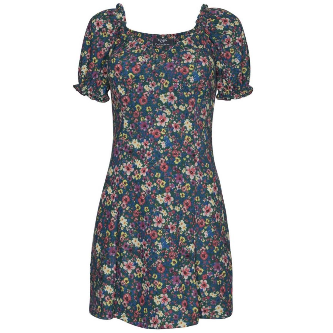 Vestido Corto Escote Corazón Doma Ny Collection