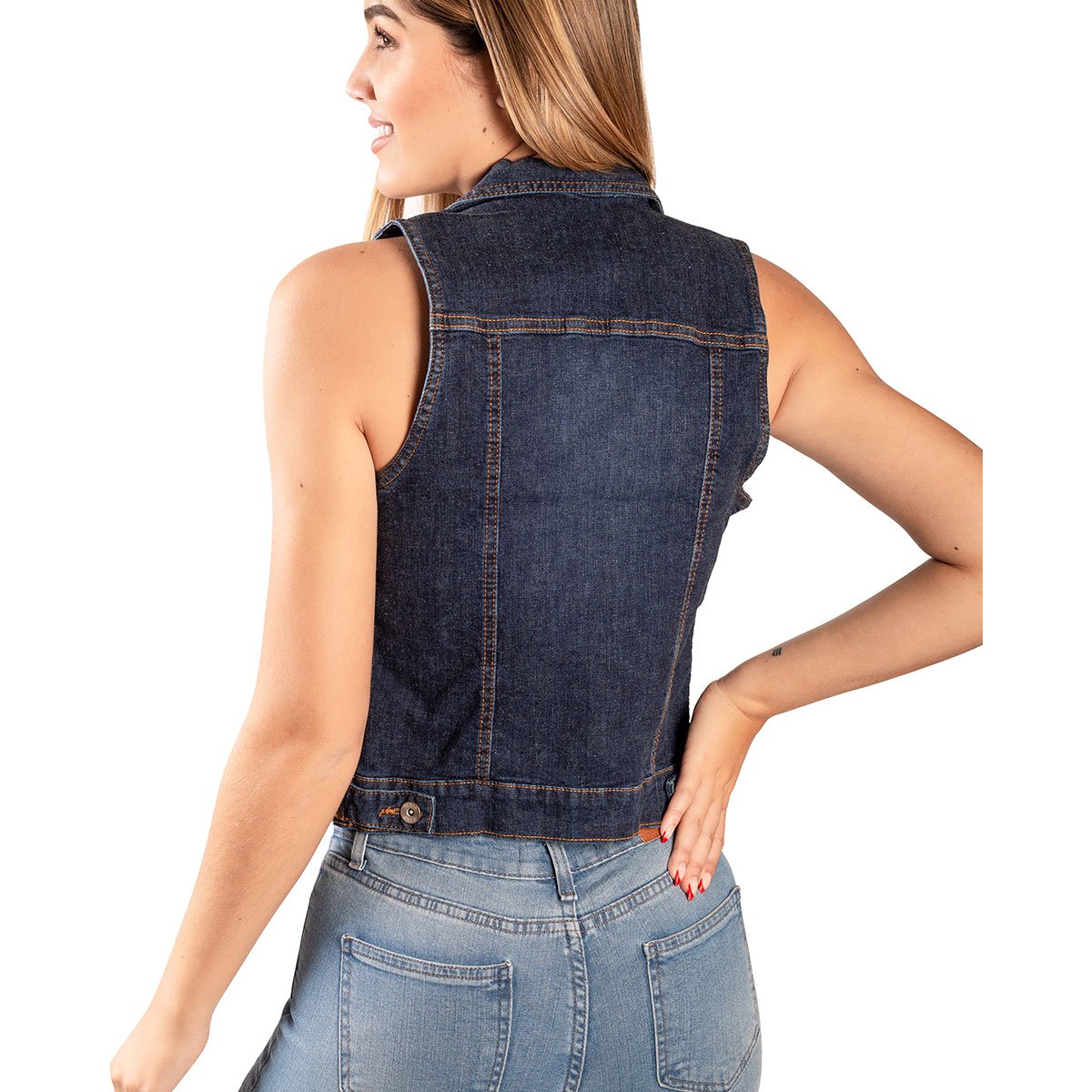 Chaleco Básico Bolsa Cartera Jeanswest