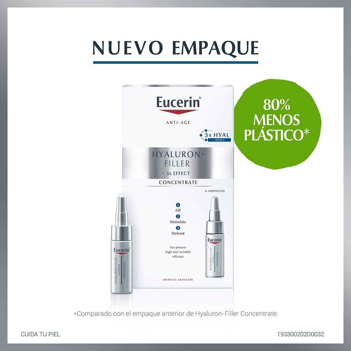 Eucerin Hyaluron Filler Concentrate 6 Ampolletas