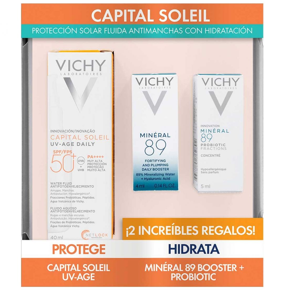 Kit Vichy Protección Solar Capital Soleil Uv-Age Fps50+