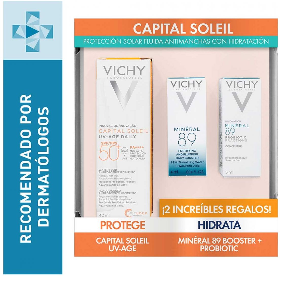 Kit Vichy Protección Solar Capital Soleil Uv-Age Fps50+
