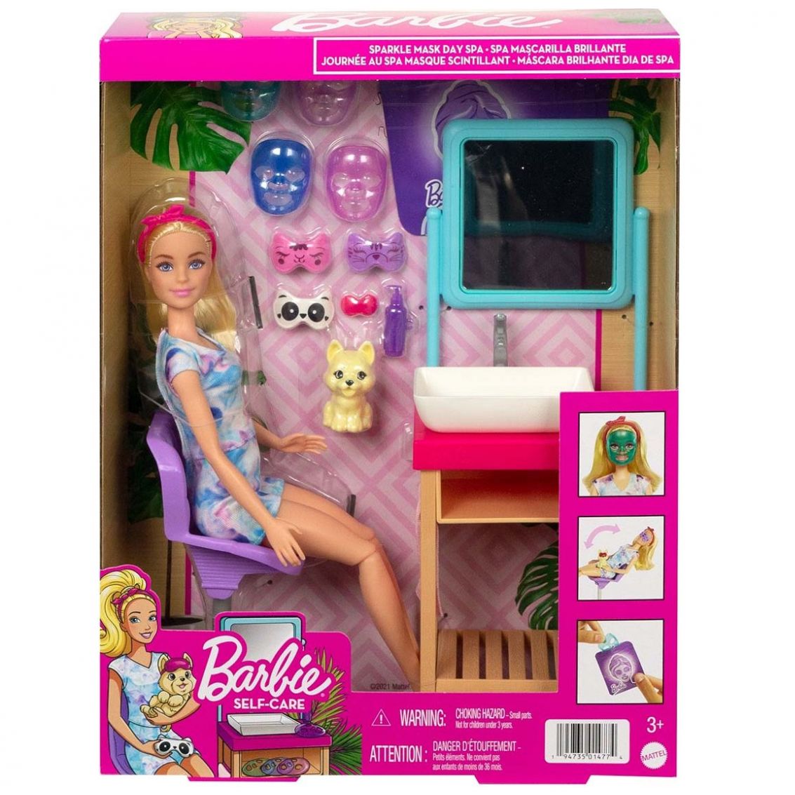 Barbie Wellness D a de Spa de Mascarillas