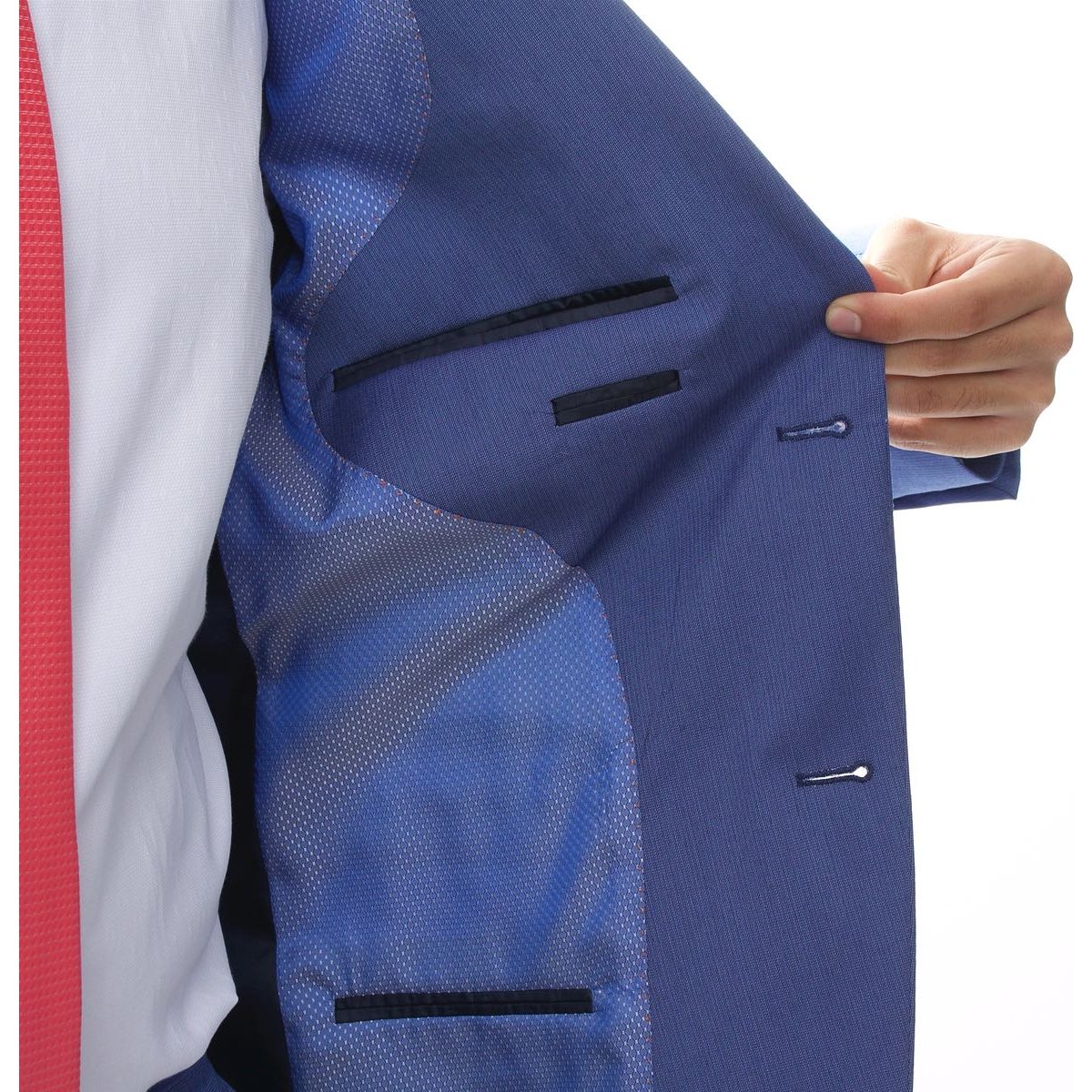 Traje para Hombre Slim Fit Color Azul Carlo Corinto