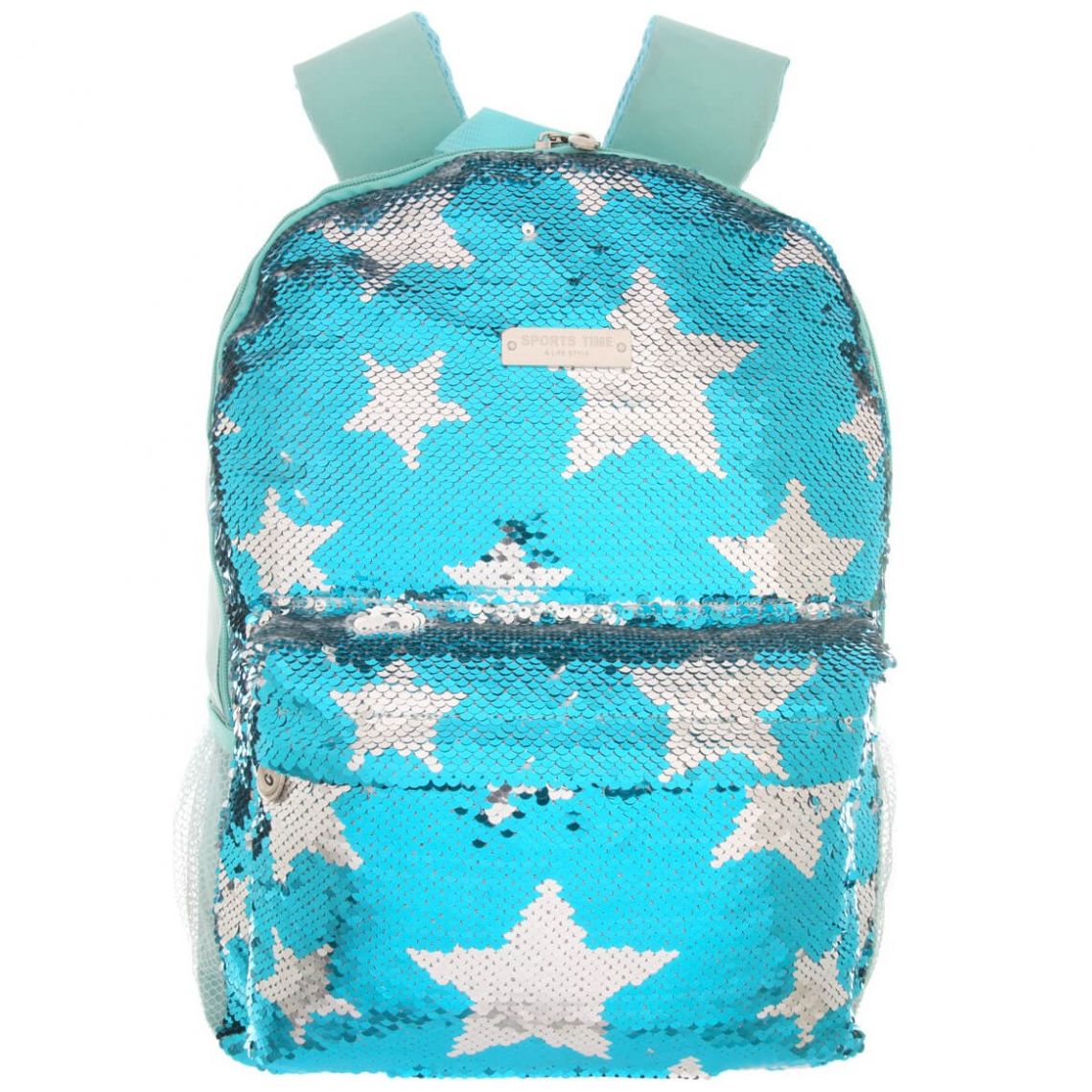 Mochila Estrella Lentejuela Azul Sprots Time