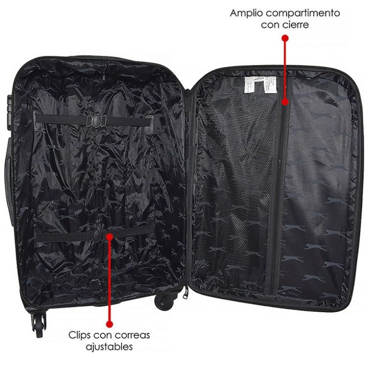 Maleta Gales 19" Negro Slazenger