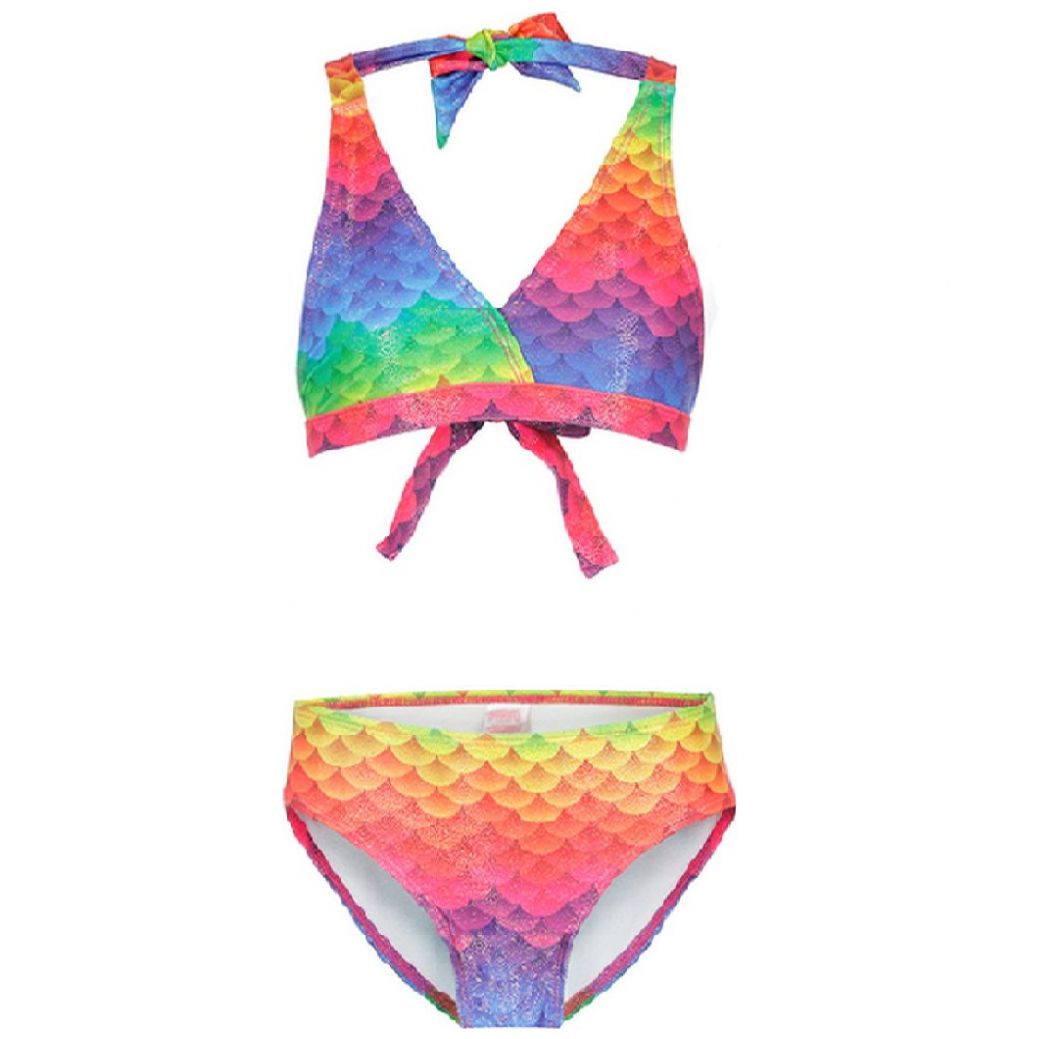 Bikini Funny Rainbow Mermaid 123 para Niña