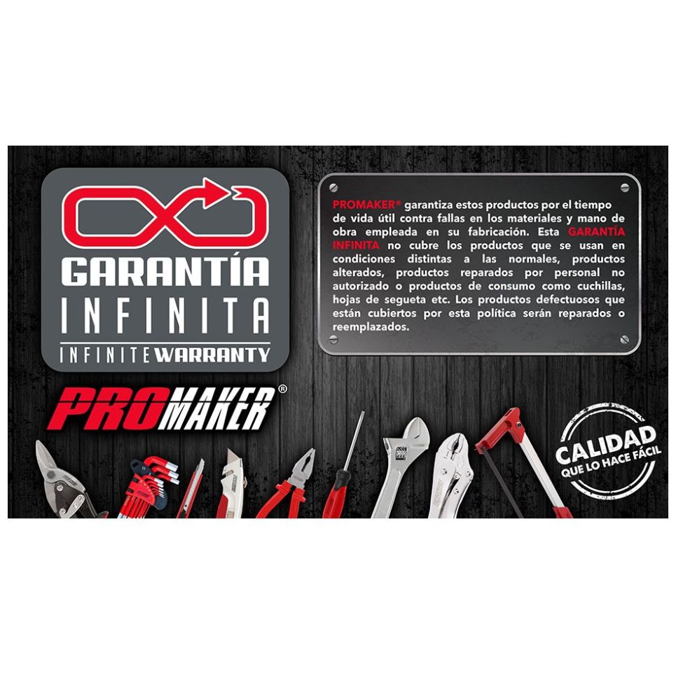 Dado Corto Hexagonal Cromado 1/2" X 14Mm Promaker