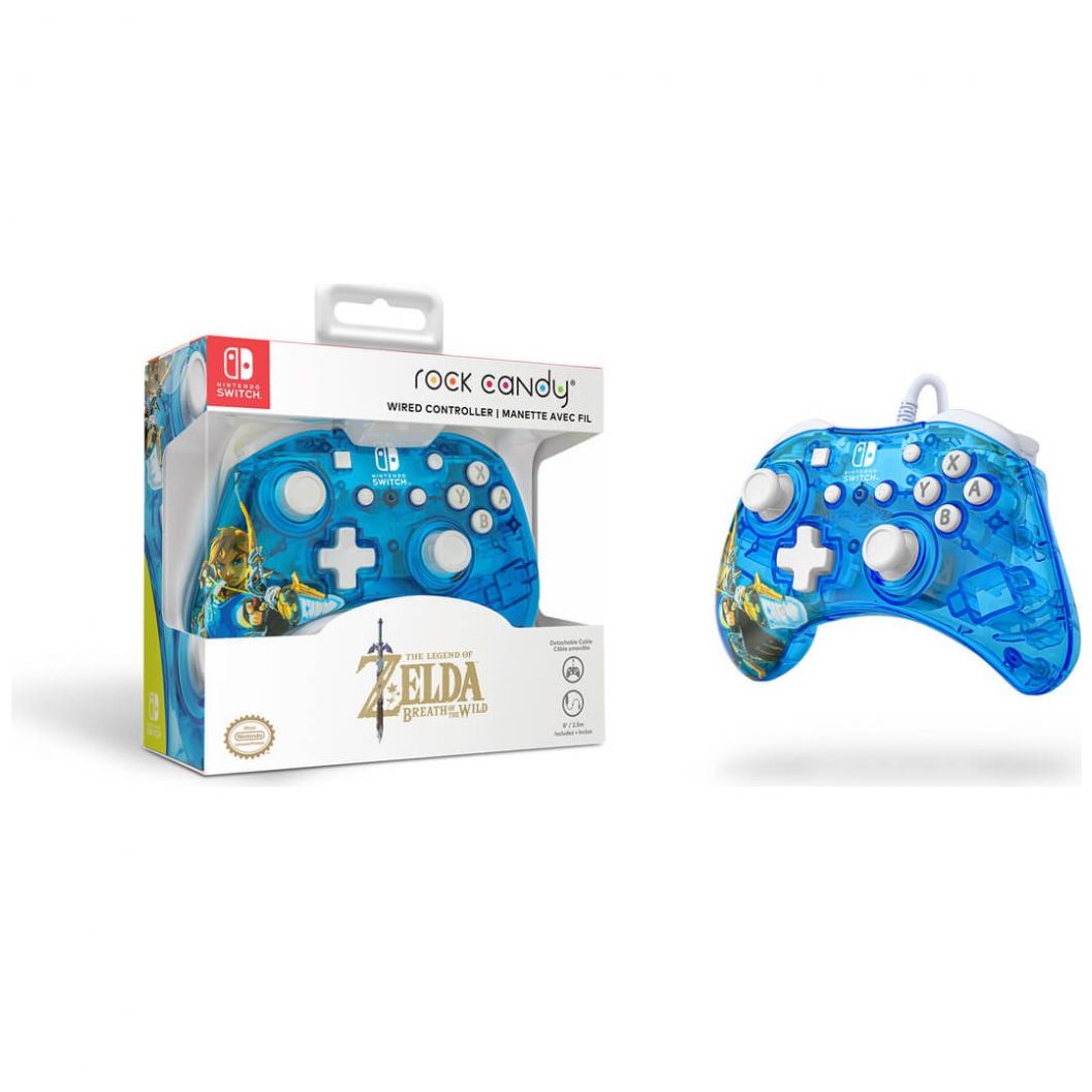 Control Alámbrico Nintendo Switch Rock Candy Zelda