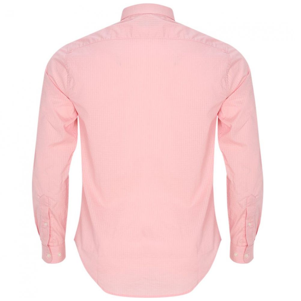 Camisa Vestir Maquinilla Rosa Carlo Corinto Ccv032 para Hombre