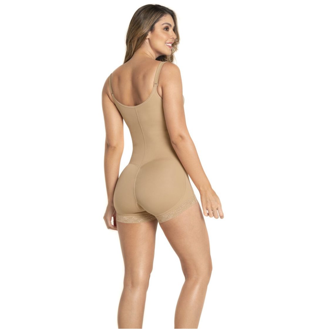 Faja Body Reductor Medio Levanta Pompi Leonisa