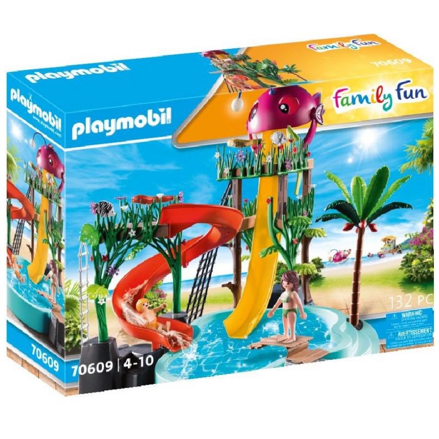 Parque Acuático con Tobogán Playmobil