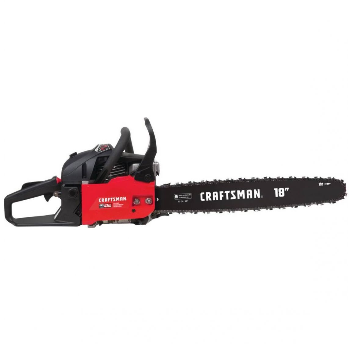 Motosierra Craftsman de 18", Motor a Gasolina de 42 Cc