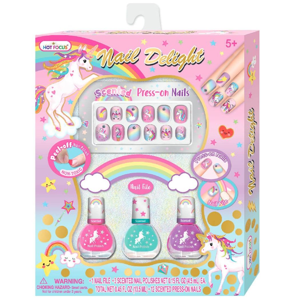 Juego Para Uñas Unicornio Hot Focus