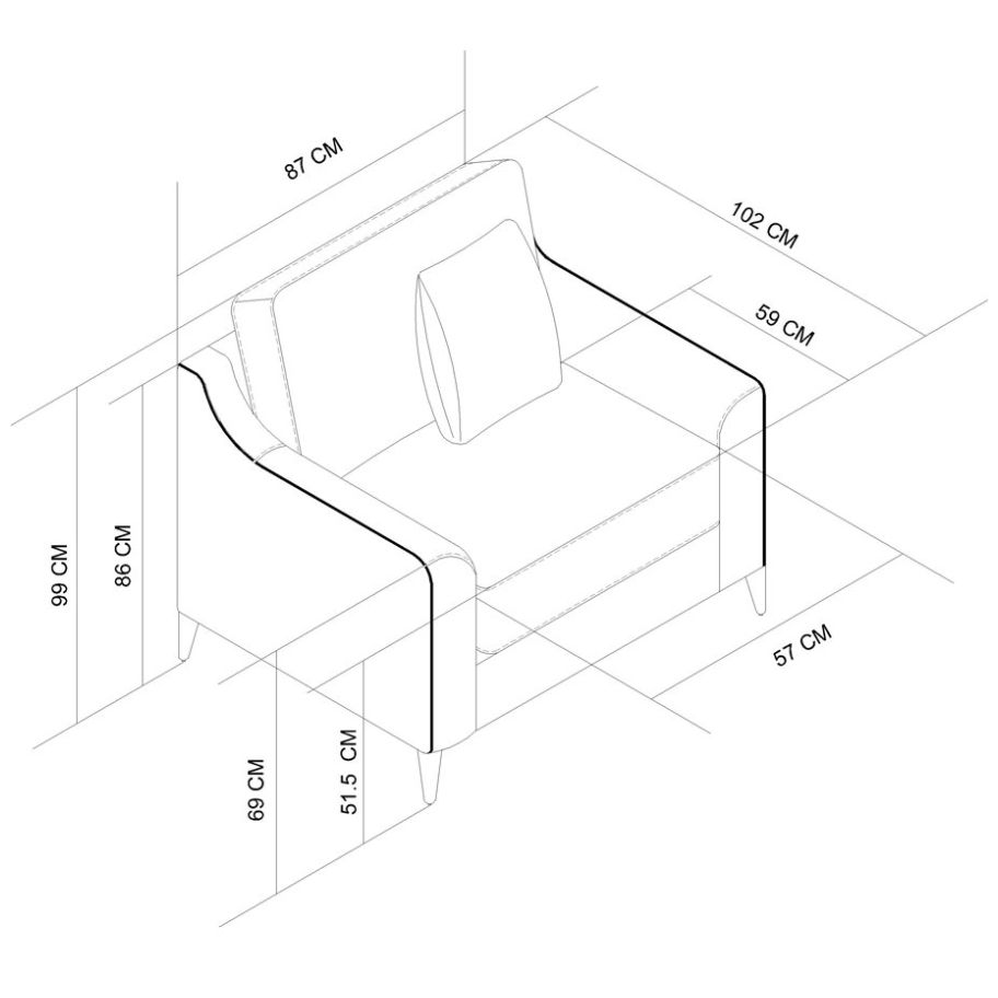 Sillón Fieri Beige Boal