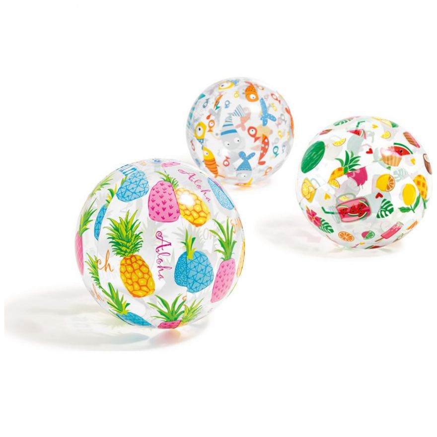 Pelota con Estampado Vivo Intex