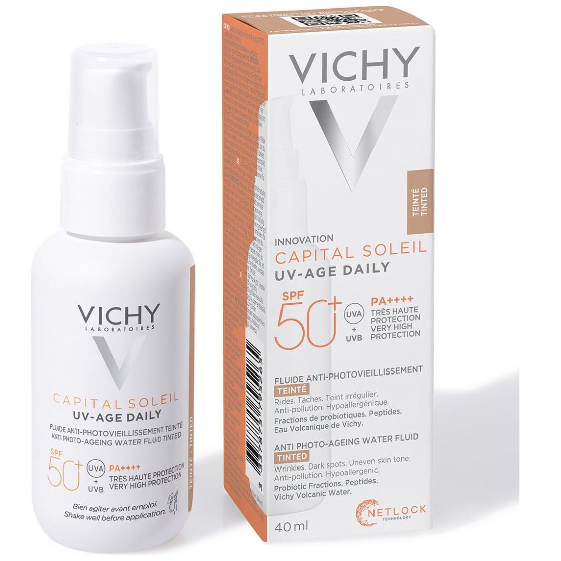 Vichy Bloqueador Solar Anti Edad para Rostro C/color