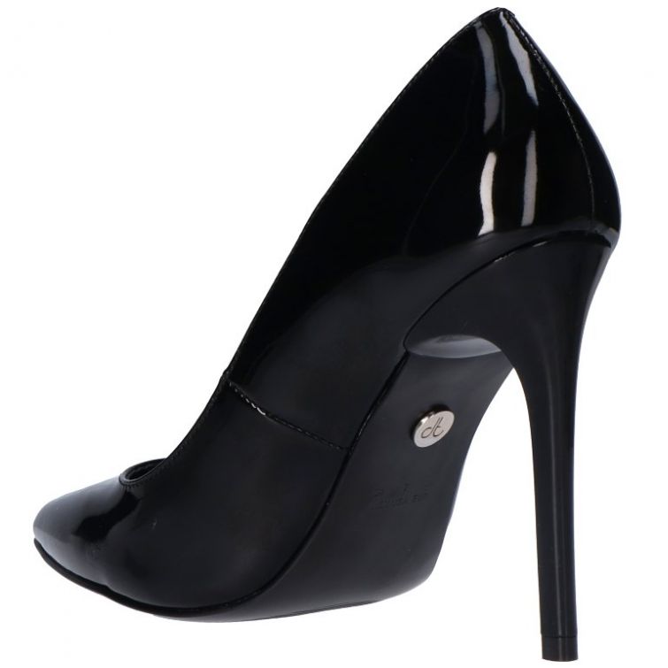 Zapatilla de Charol Negra Diego Torreblanca