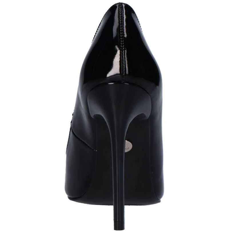 Zapatilla de Charol Negra Diego Torreblanca