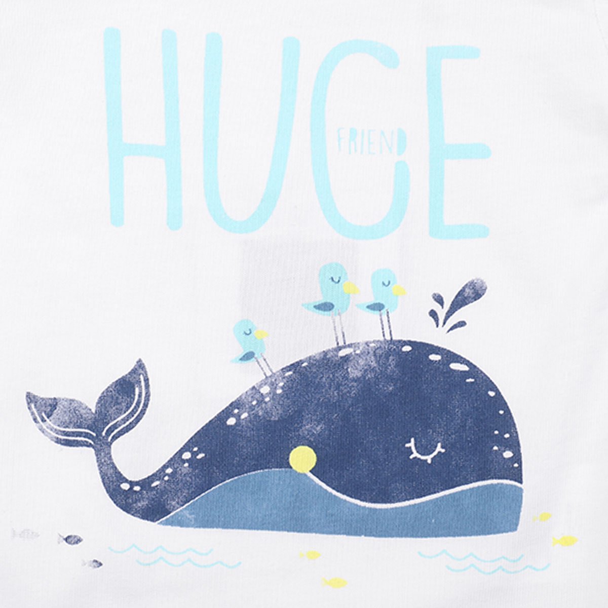 Body Jersey Manga Corta Ballena Carosello para Bebé