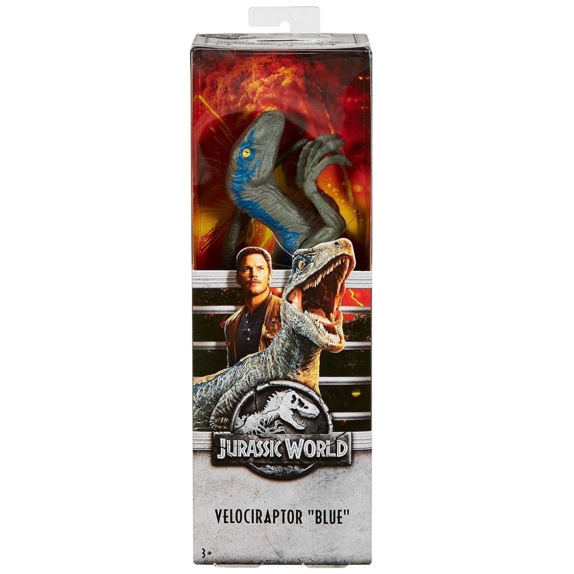 Velociraptor Blue, Dinosaurio de 12" Jurassic World