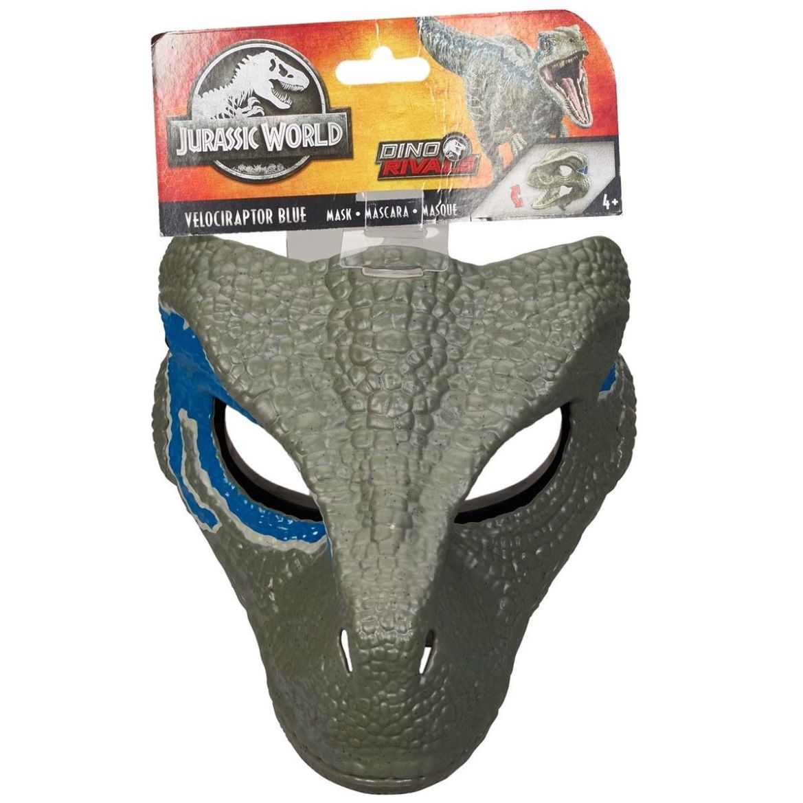 Máscara Super Mordida Velociraptor Blue Jurassic World