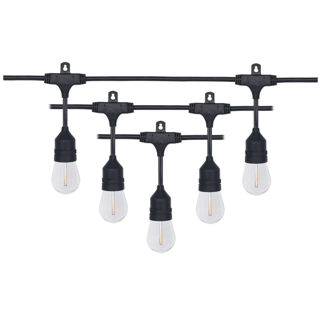 Serie de Luces Led Café Honeywell de 14.6M de Largo- 15 Bulbos
