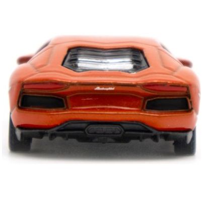 Carro Clásico de Colección Lamborghini Aventador Lp700-4, Metallic Orange 3" Welly