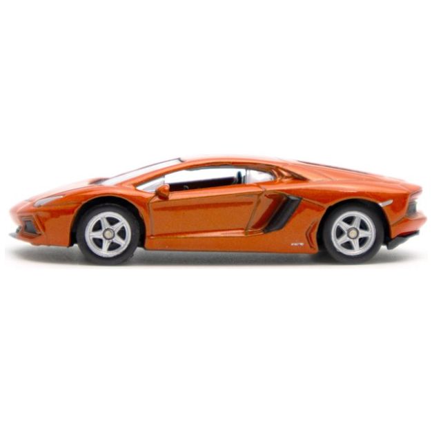 Carro Clásico de Colección Lamborghini Aventador Lp700-4, Metallic Orange 3" Welly
