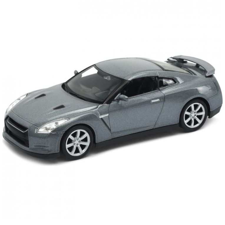 Carro Clásico de Colección Nissan Gt-R, Silver Gray 4.75" Welly