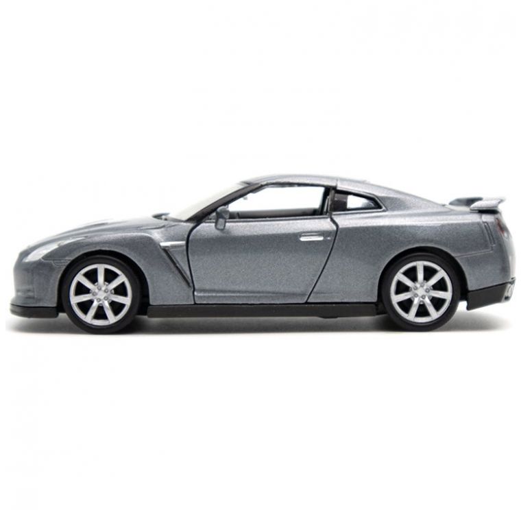 Carro Clásico de Colección Nissan Gt-R, Silver Gray 4.75" Welly