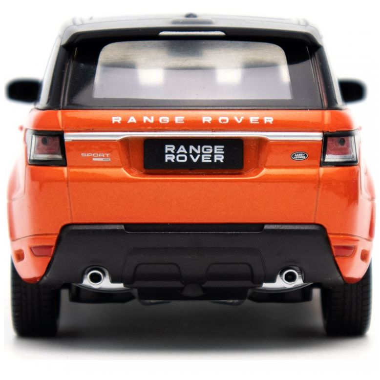 Carro Clásico de Colección Land Rover Range Rover Sport, Metallic Orange  1:24 Welly